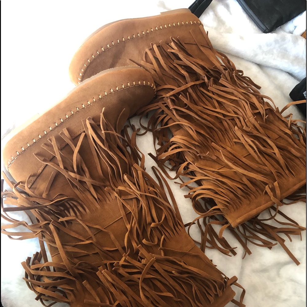 fringe boots